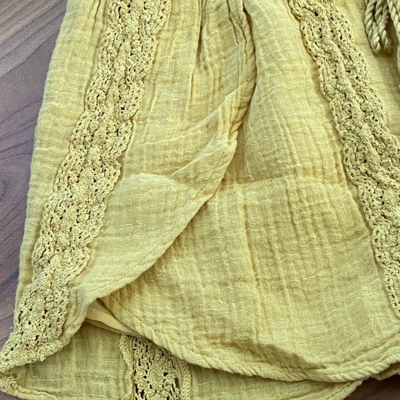 Mustard Bohemian Shorts - Picture 6 of 7